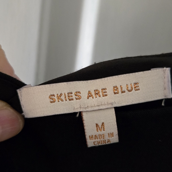 Skies are Blue, Black Romper / Jumpsuit, Size M - Picture 5 of 9